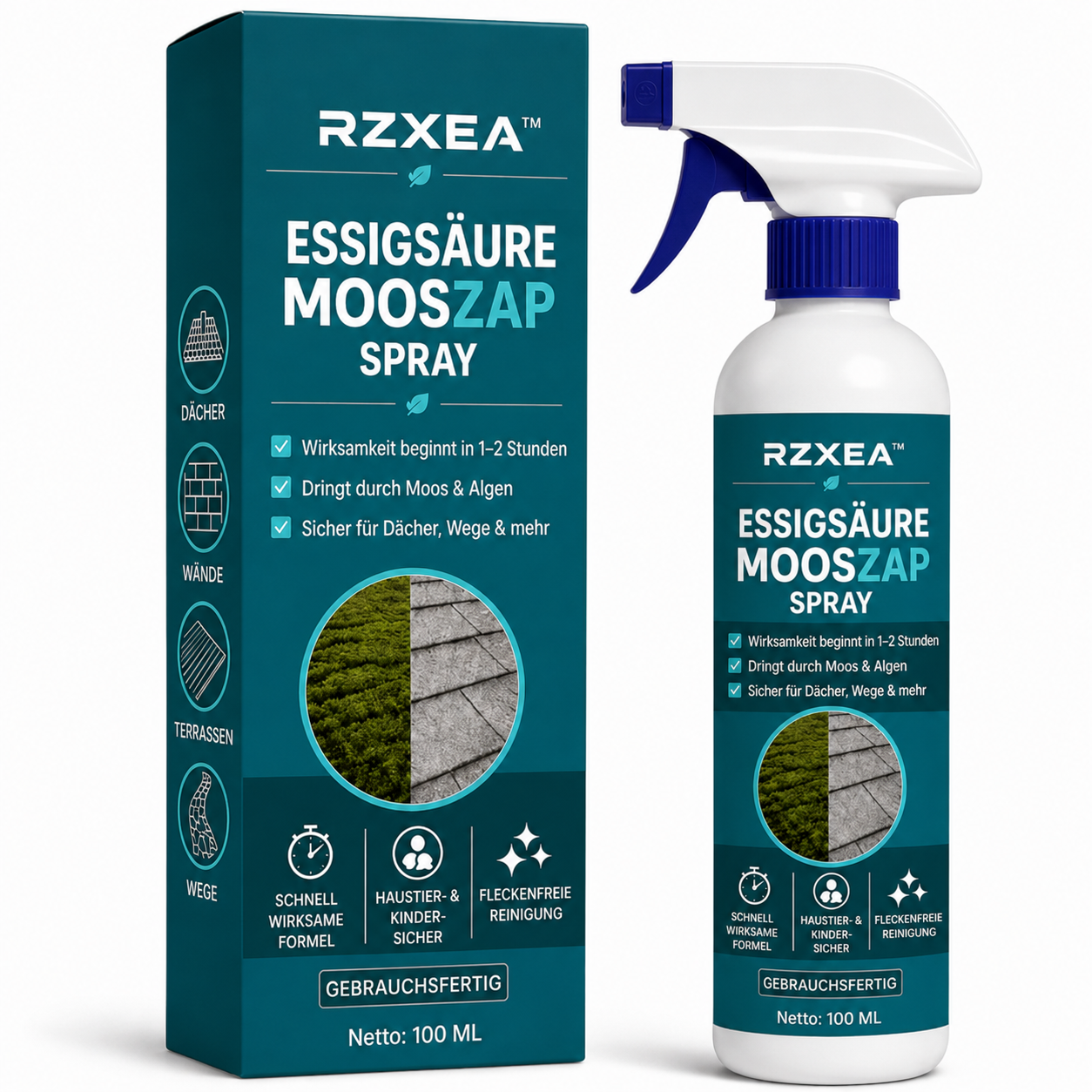 RZXEA™ Essigsäure Mooszap Spray