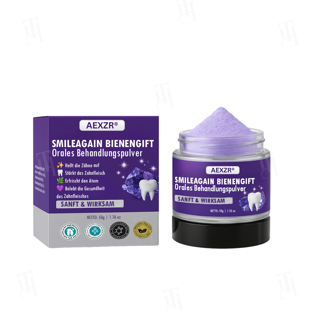 🌟 Offizieller Shop | AEXZR® Smileagain Bienengift Orales Behandlungspulver