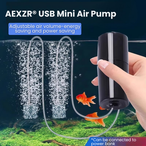 AEXZR® USB-Mini-Aquarium-Luftpumpe – extrem leise und tragbar