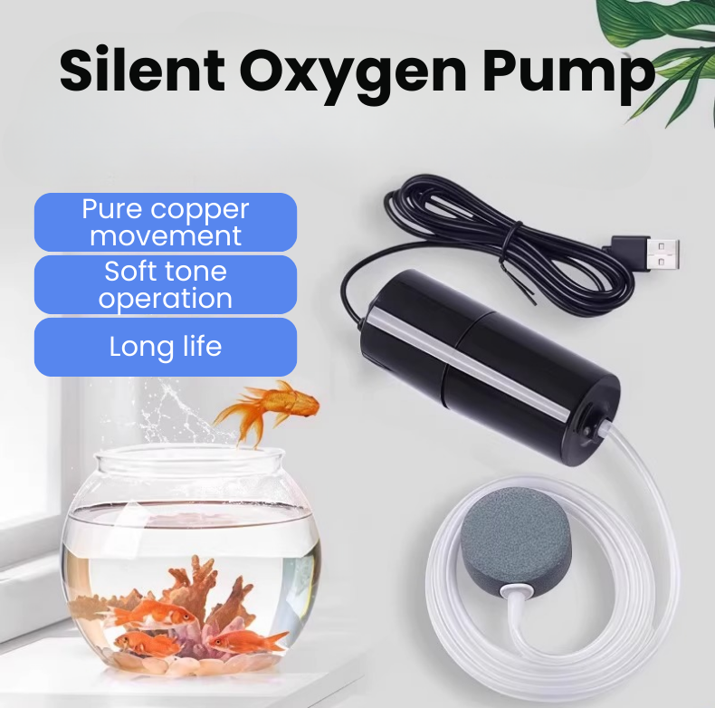 AEXZR® USB-Mini-Aquarium-Luftpumpe – extrem leise und tragbar