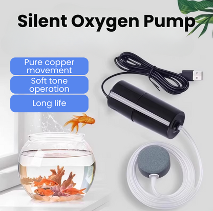 AEXZR® USB-Mini-Aquarium-Luftpumpe – extrem leise und tragbar