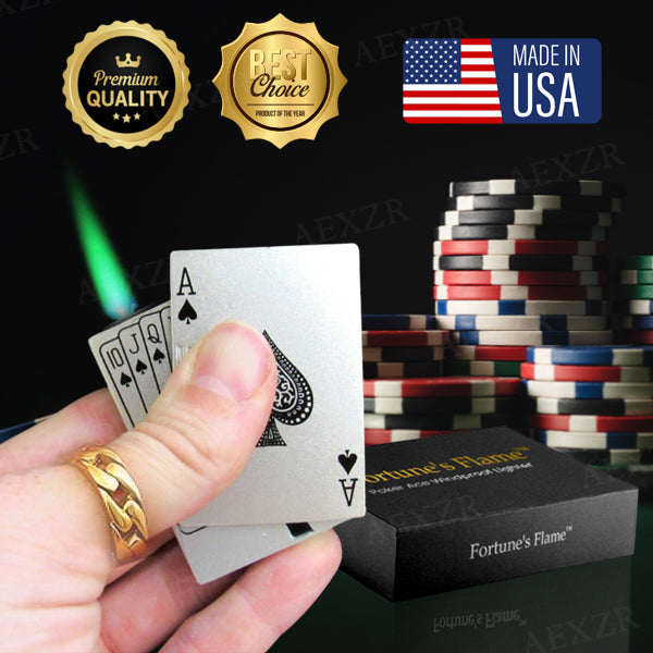 [Offizieller Shop] RZXEA™ Poker Ace Windgeschütztes Feuerzeug