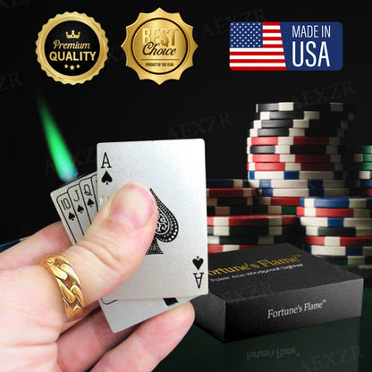 [Offizieller Shop] RZXEA™ Poker Ace Windgeschütztes Feuerzeug