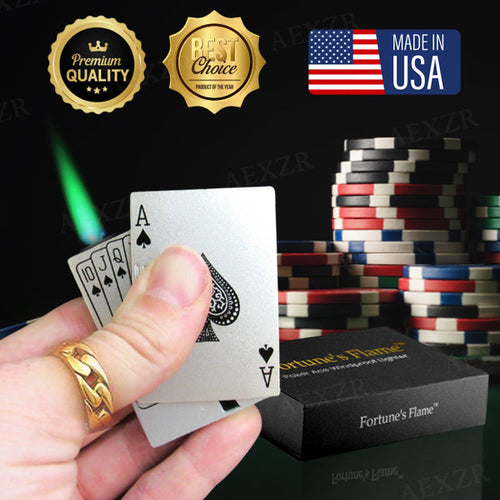 [Offizieller Shop] RZXEA™ Poker Ace Windgeschütztes Feuerzeug
