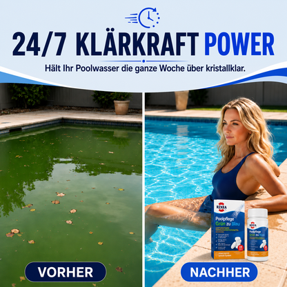 🏆 Neues Upgrade | RZXEA™ Poolpflege Grün zu Blau
