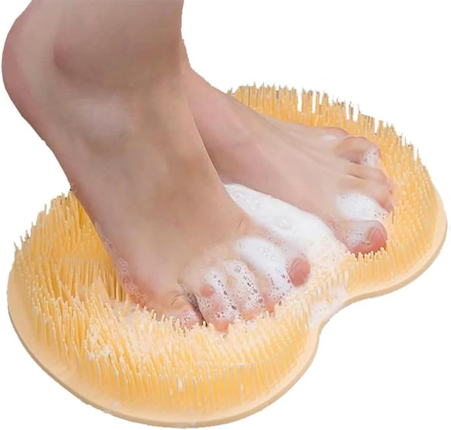 AEXZR® Duschpad für doppelte Verwendung: Peeling und Massage