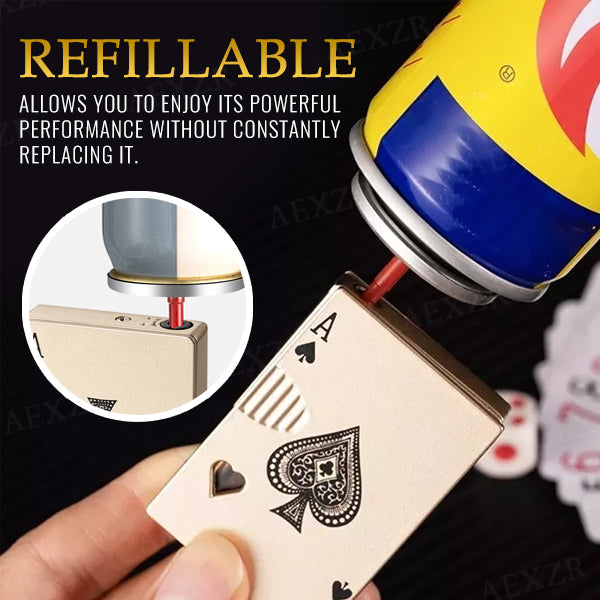 [Offizieller Shop] RZXEA™ Poker Ace Windgeschütztes Feuerzeug