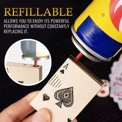 [Offizieller Shop] RZXEA™ Poker Ace Windgeschütztes Feuerzeug