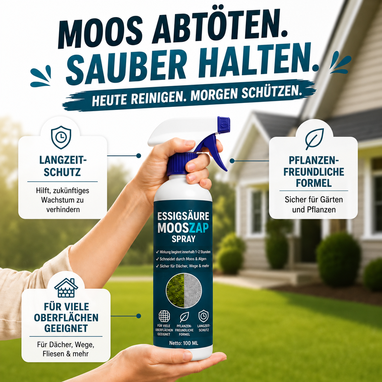 RZXEA™ Essigsäure Mooszap Spray