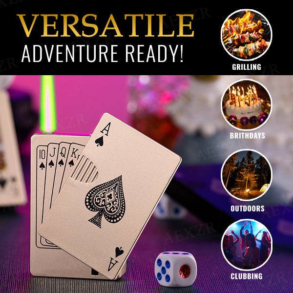[Offizieller Shop] RZXEA™ Poker Ace Windgeschütztes Feuerzeug
