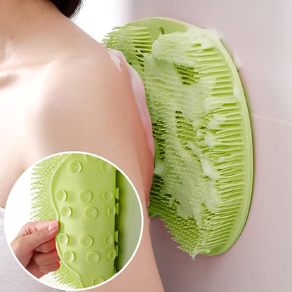 AEXZR® Duschpad für doppelte Verwendung: Peeling und Massage