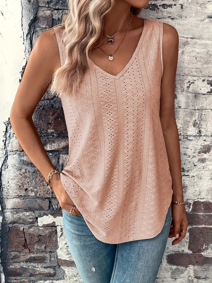 Sfrcord® Tanktop mit Ösenmuster