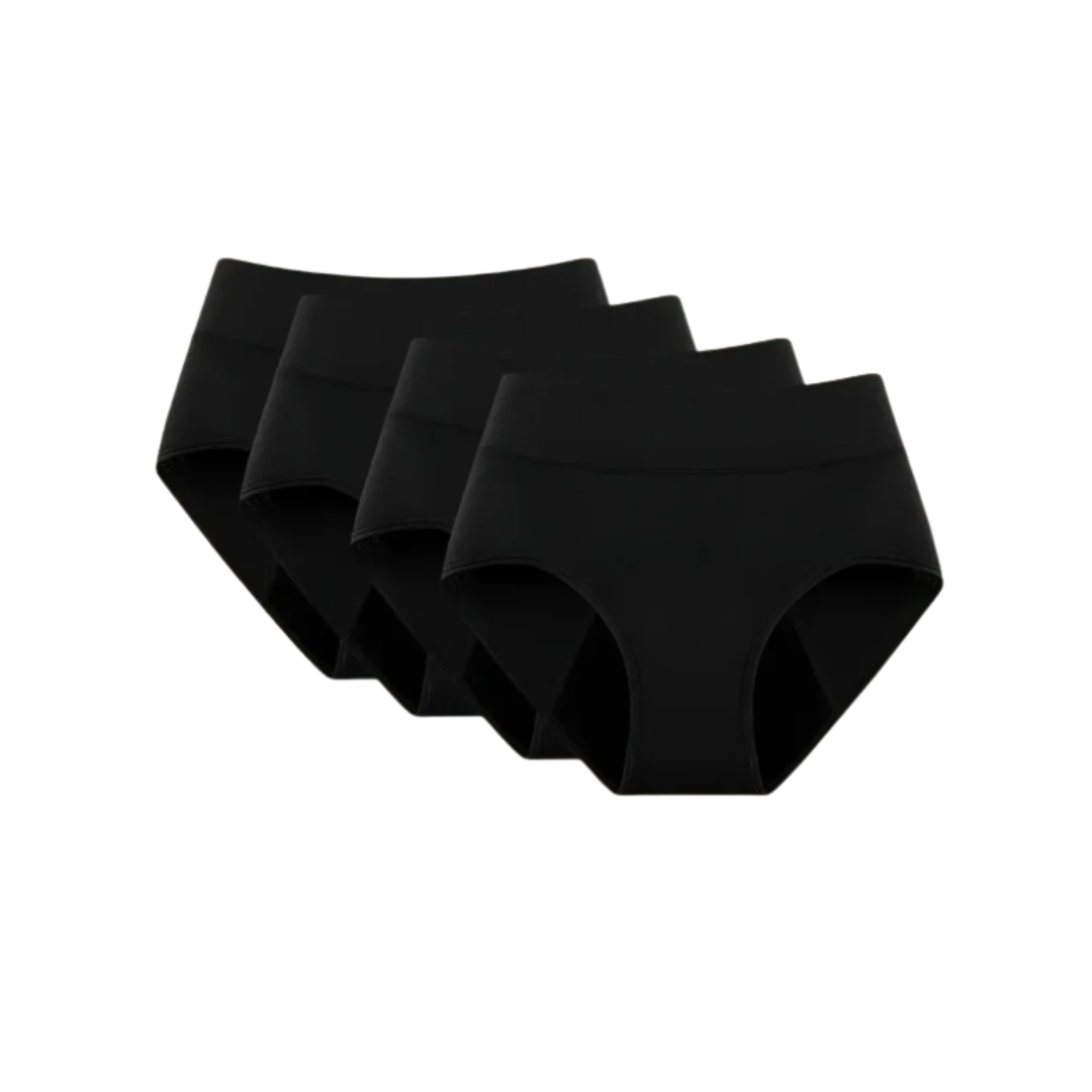 4er-Pack Schwarz