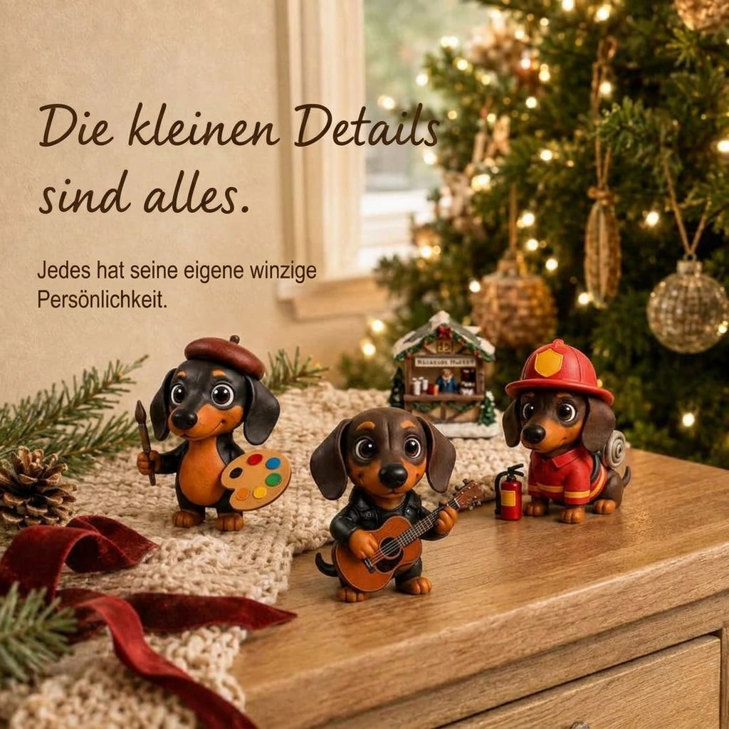 【Letzte Stunde – 50 % Rabatt】🎁2026 Dackel-Adventskalender – Überraschungsbox💕🐶