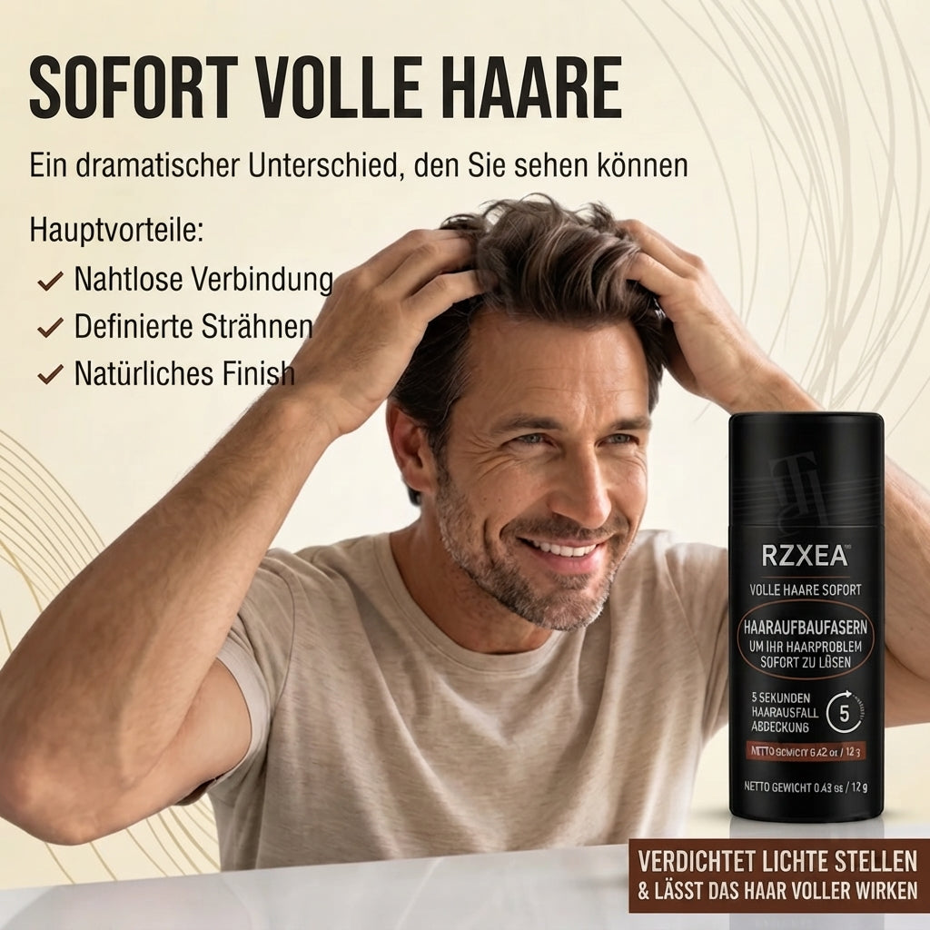 🏆 Neues Upgrade | RZXEA™ Full Hair Instant Hair-Building Fibers