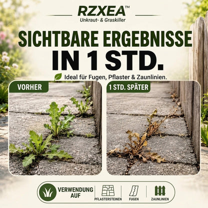 🏆 Neues Upgrade | RZXEA™ Gebrauchsfertiger Unkraut und Grasvernichter
