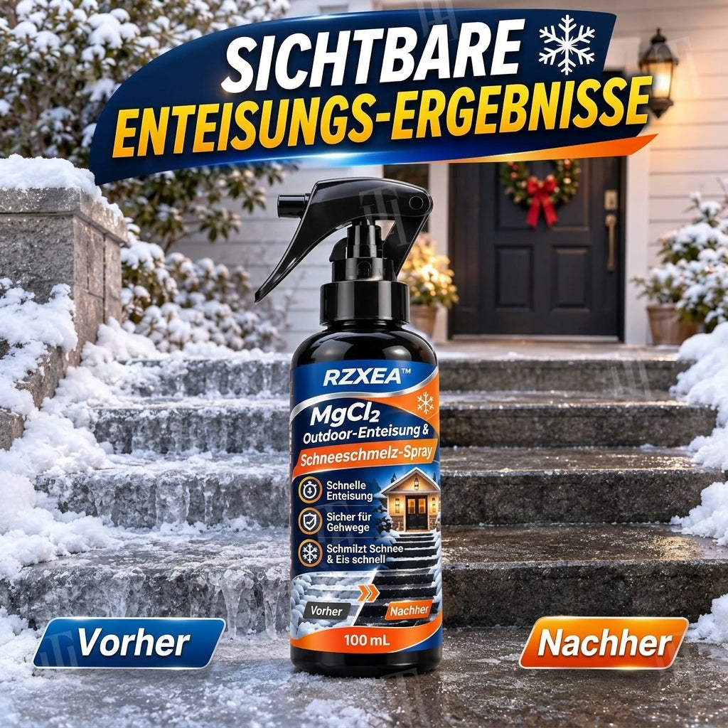 🏆 Neues Upgrade | RZXEA™ MgCl₂ Sprühmittel zum Enteisen und Schneeschmelzen im Außenbereich
