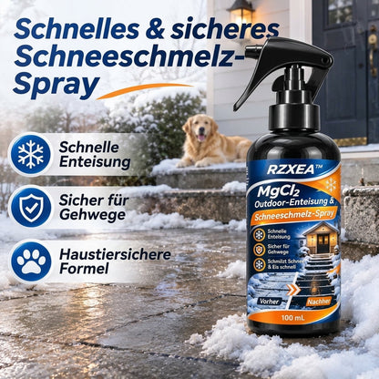 🏆 Neues Upgrade | RZXEA™ MgCl₂ Sprühmittel zum Enteisen und Schneeschmelzen im Außenbereich