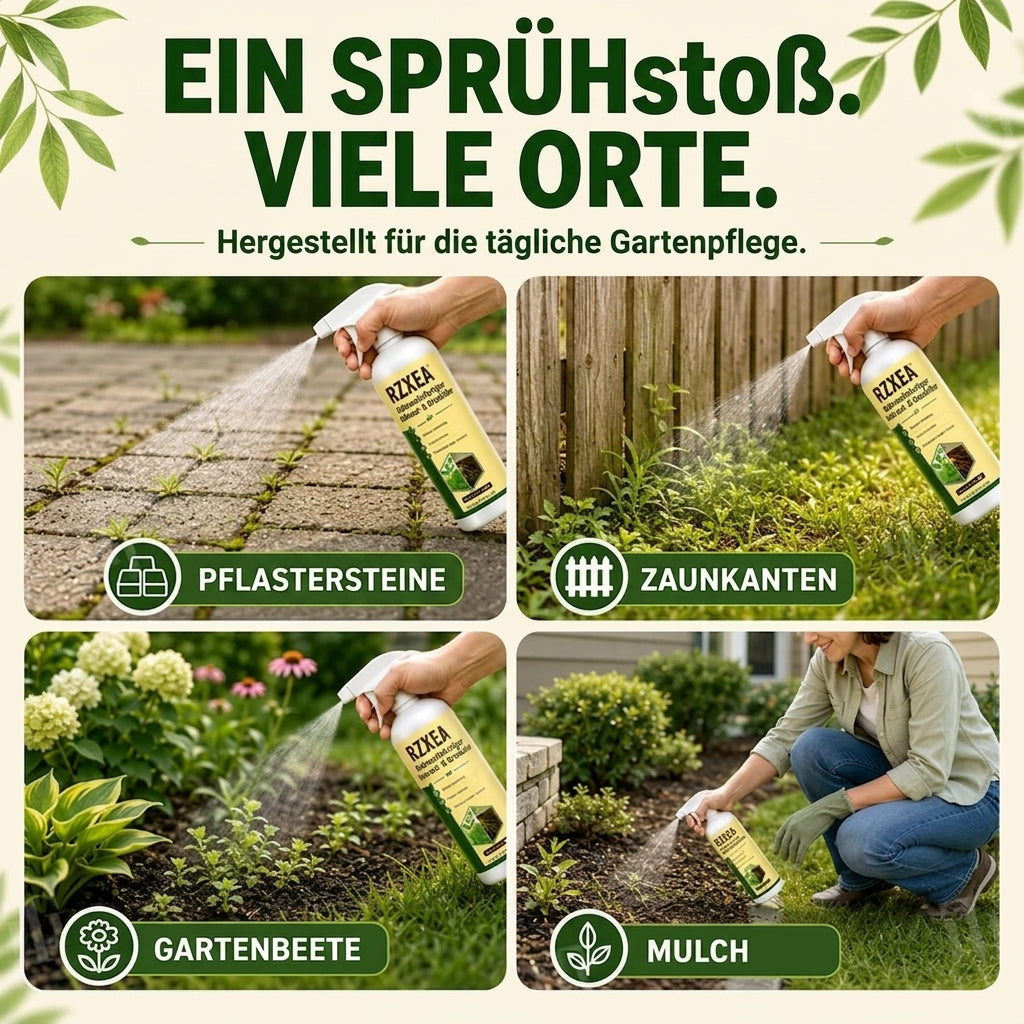 🏆 Neues Upgrade | RZXEA™ Gebrauchsfertiger Unkraut und Grasvernichter