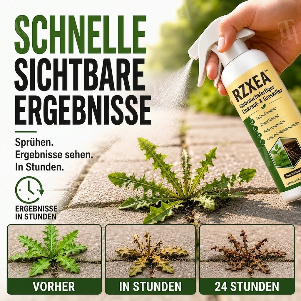 🏆 Neues Upgrade | RZXEA™ Gebrauchsfertiger Unkraut und Grasvernichter