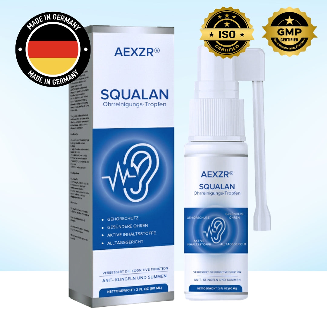 🌟 Offizieller Shop | AEXZR® Squalan-Ohrreinigungs-Tropfen