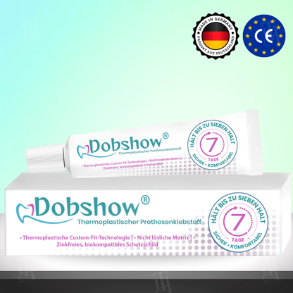 Dobshow® 7-Tage-Thermoplastischer Klebstoff 🛡️ Wasserdicht Individuell anpassbar | Dobshow® Thermoplastischer Prothesenklebstoff
