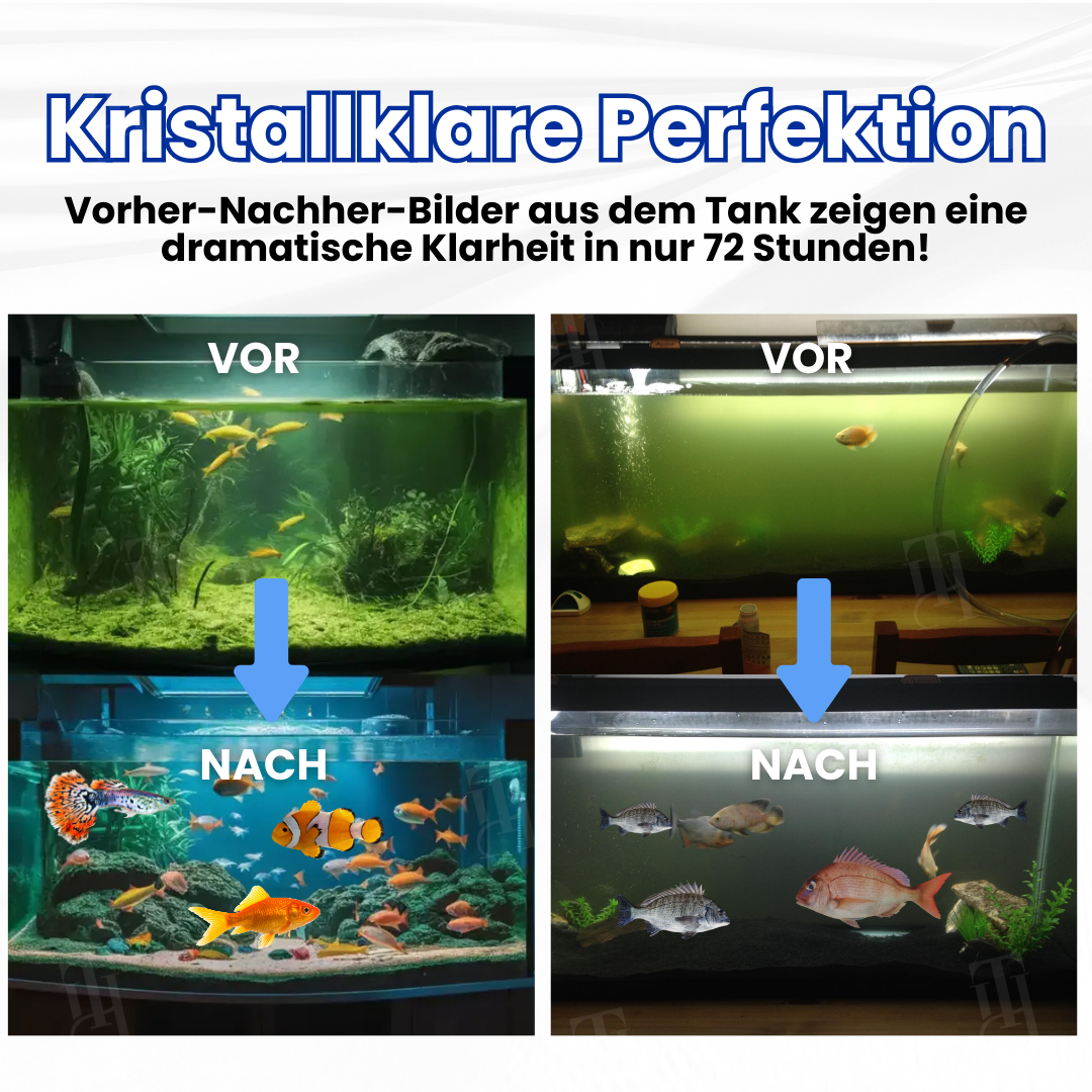 🌟 Offizieller Shop | AEXZR® Max-Power Aquarienreinigungstablette