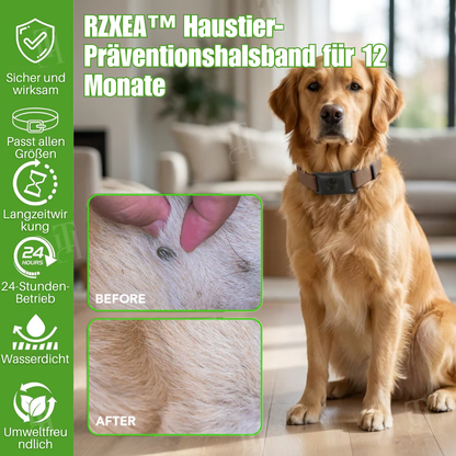 🌟 Offizieller Shop | RZXEA™ Pet 12 Monate Präventionshalsband