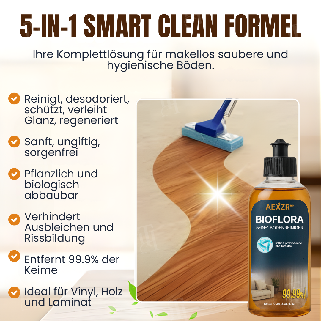 🌟 Offizieller Shop | AEXZR® BioFlora 5-in-1 Bodenreiniger