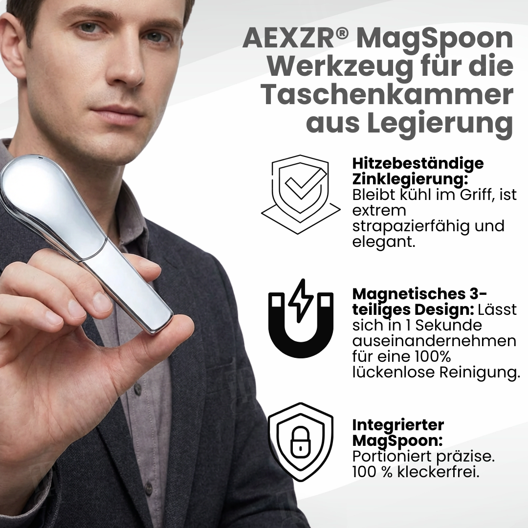 [Offizieller Shop] AEXZR® MagSpoon Legierungs-Taschenkammerwerkzeug