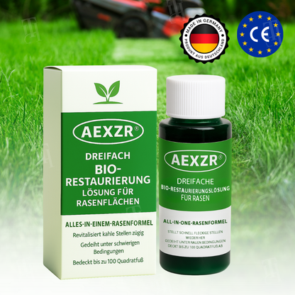 🌟 Offizieller Shop | AEXZR® Dreifache Bio-Restaurierungslösung für Rasen