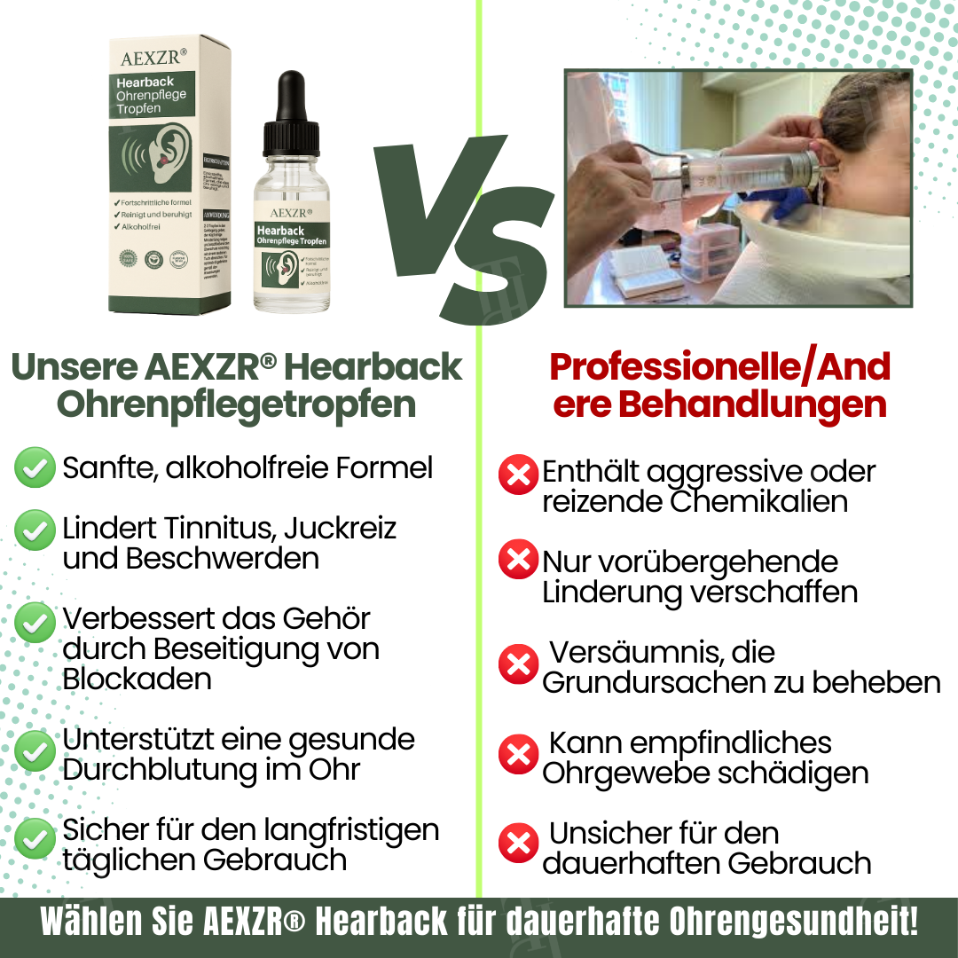 🌟 Offizieller Shop | AEXZR® Hearback Ohrenpflege Tropfen