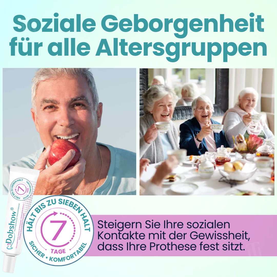 Dobshow® 7-Tage-Thermoplastischer Klebstoff 🛡️ Wasserdicht Individuell anpassbar | Dobshow® Thermoplastischer Prothesenklebstoff