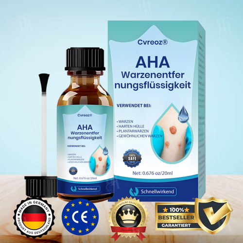 🌟 Offizieller Shop | Cvreoz® AHA Warzenentfernungsflüssigkeit