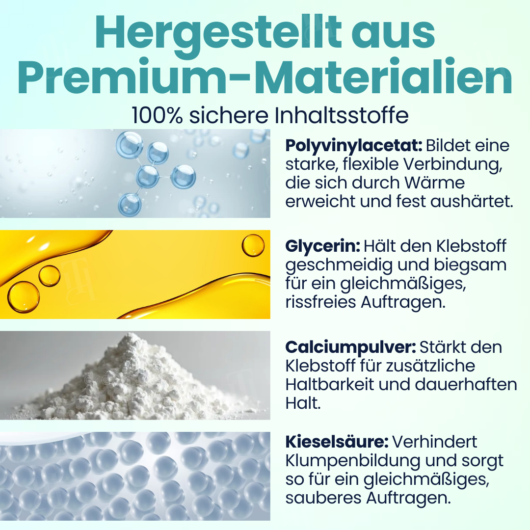 Dobshow® 7-Tage-Thermoplastischer Klebstoff 🛡️ Wasserdicht Individuell anpassbar | Dobshow® Thermoplastischer Prothesenklebstoff