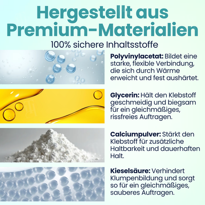 Dobshow® 7-Tage-Thermoplastischer Klebstoff 🛡️ Wasserdicht Individuell anpassbar | Dobshow® Thermoplastischer Prothesenklebstoff