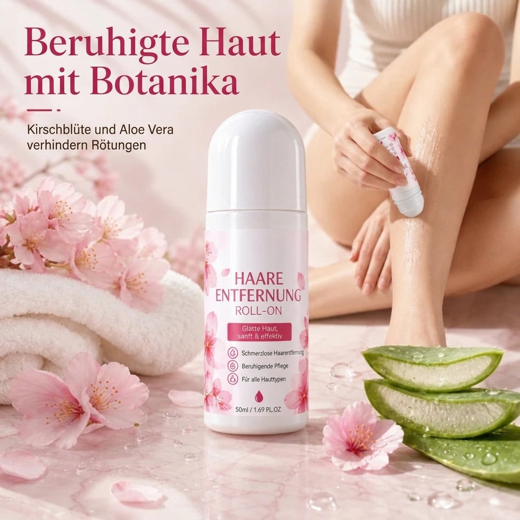 Sanfte, glatte Haarentfernung am Körper mit Roll-on