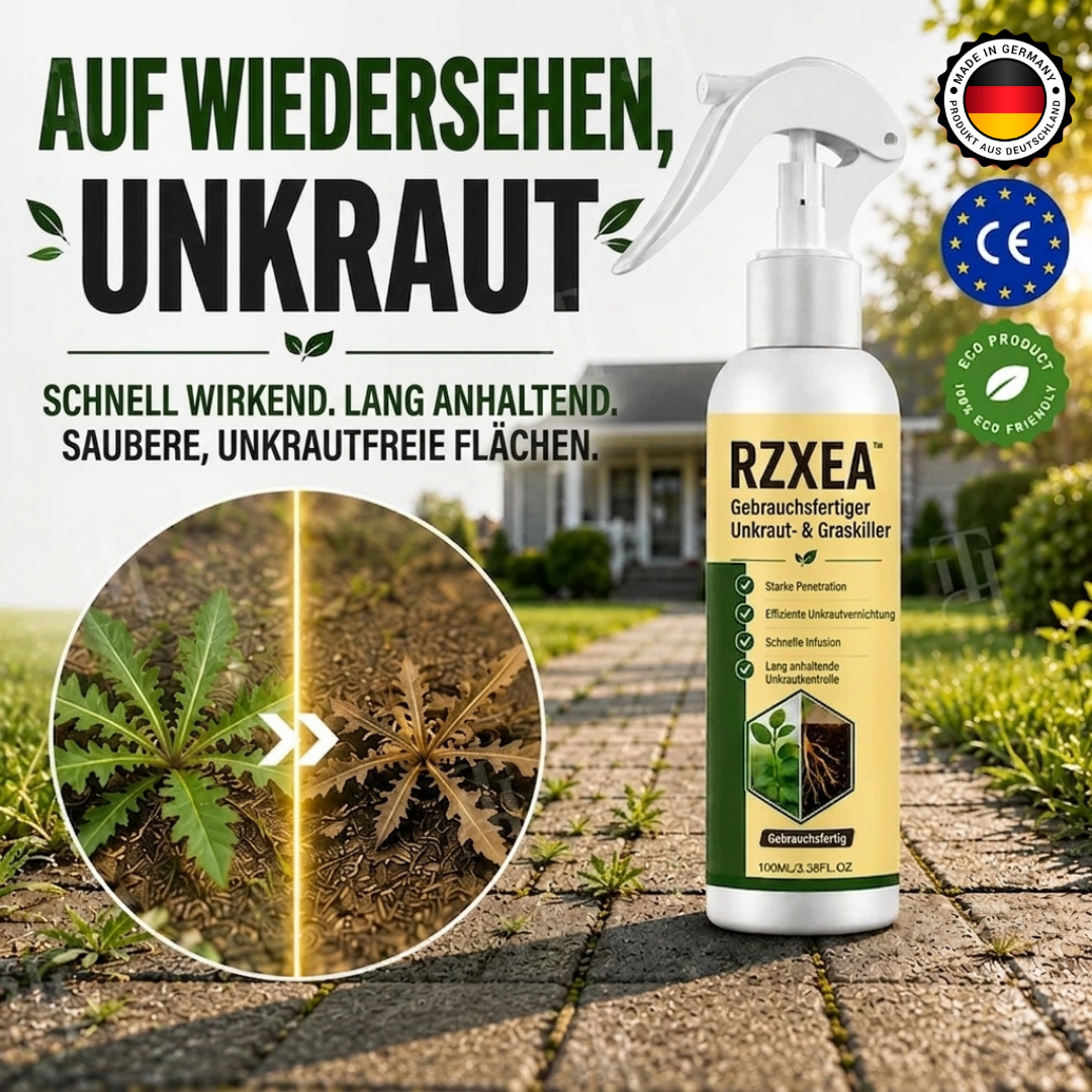 🏆 Neues Upgrade | RZXEA™ Gebrauchsfertiger Unkraut und Grasvernichter