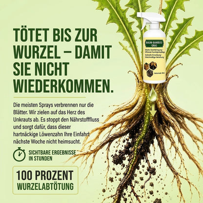 🌟 Offizieller Shop| RZXEA™ Schnell wirkendes natürliches Unkraut- und Grasvernichtungsspray
