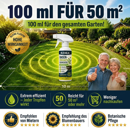 🏆 Neues Upgrade | RZXEA™ – Schnell wirkendes, natürliches Sprühmittel gegen Unkraut und Gras im Rasen