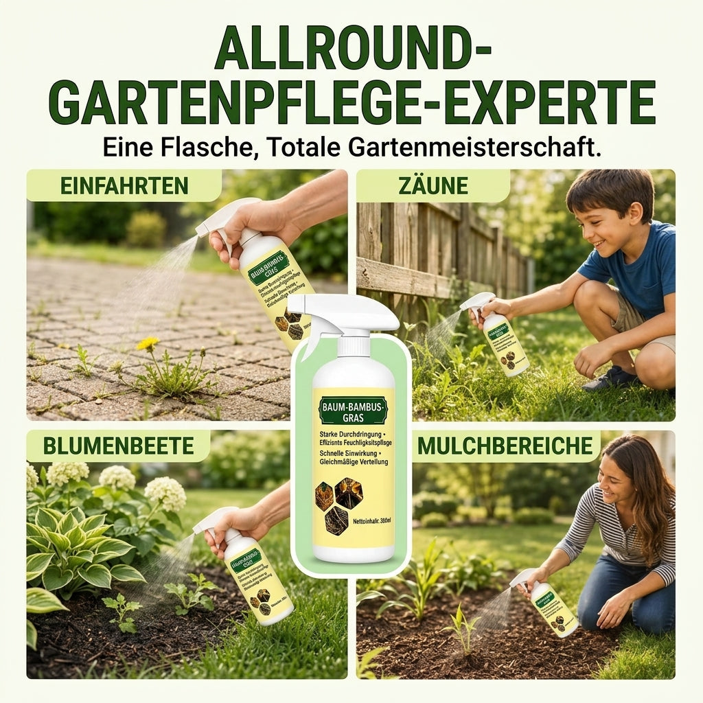 🌟 Offizieller Shop| RZXEA™ Schnell wirkendes natürliches Unkraut- und Grasvernichtungsspray