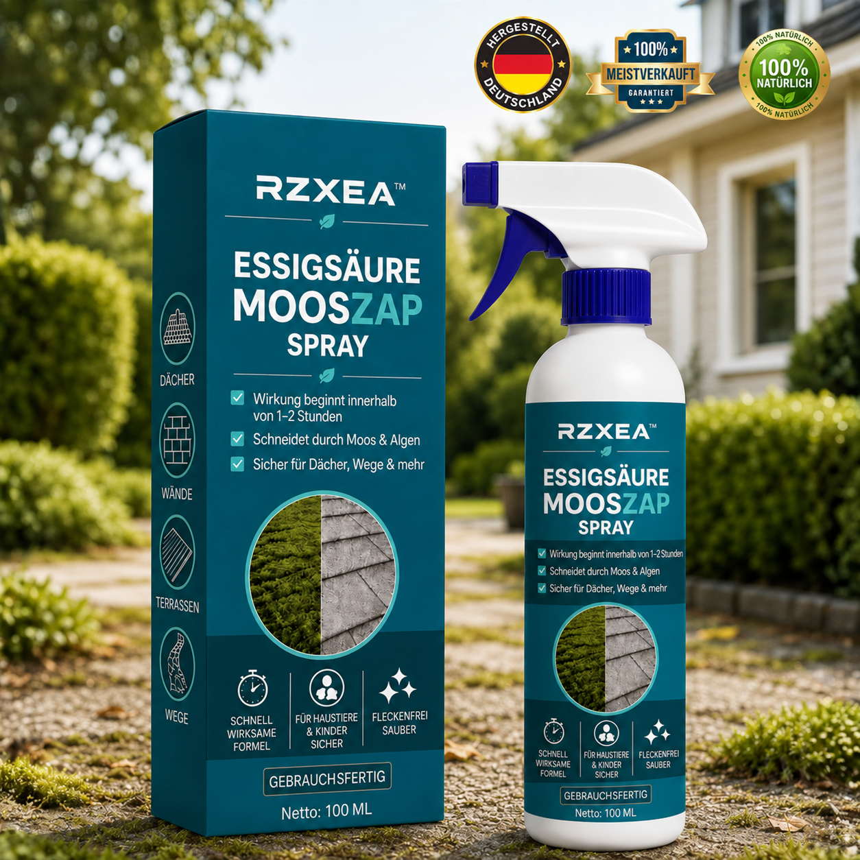 RZXEA™ Essigsäure Mooszap Spray