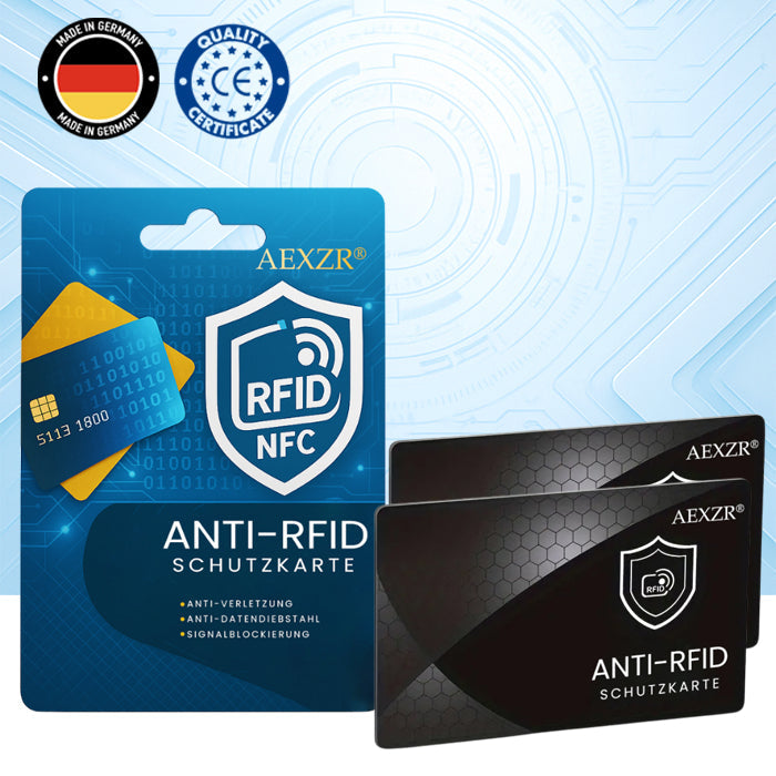 🌟 Offizieller Shop | AEXZR® Anti-RFID-Schutzkarte