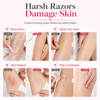 💥 Jetzt 50% sparen! Sanfter Roll-On für die schonende Körperhaarentfernung – sanft zur Haut, einfach auftragen & ideal für empfindliche Haut 🌿