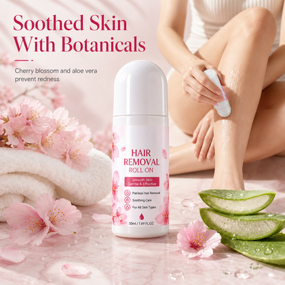 💥 Jetzt 50% sparen! Sanfter Roll-On für die schonende Körperhaarentfernung – sanft zur Haut, einfach auftragen & ideal für empfindliche Haut 🌿